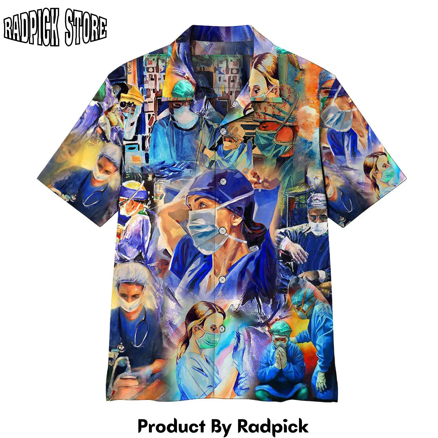 Radpick 3d nurse hawaii shirt iki rp292498